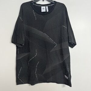 Adidas Originals NMD Allover Print T-Shirt Black & White Men's Size XL Hip Hop